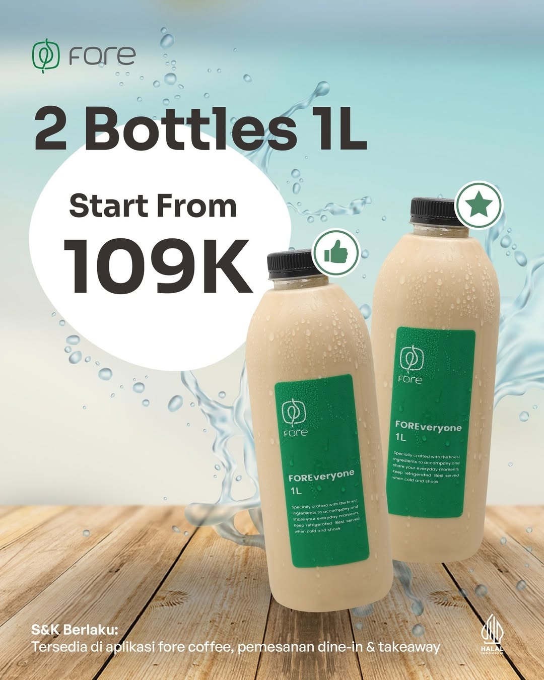 2 Bottles 1L Classic